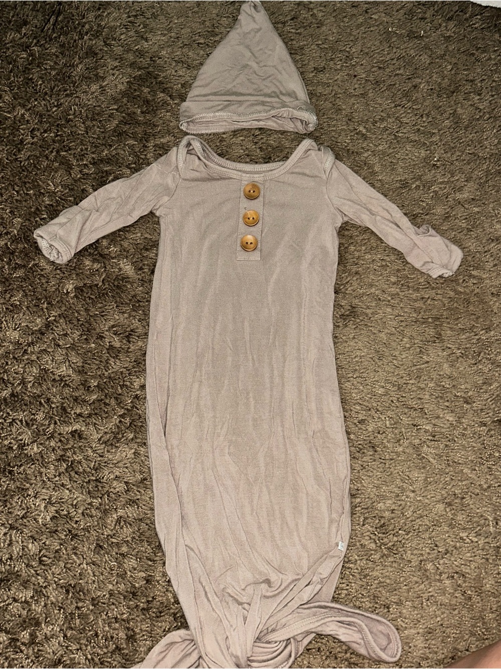Caden lane gown and hat